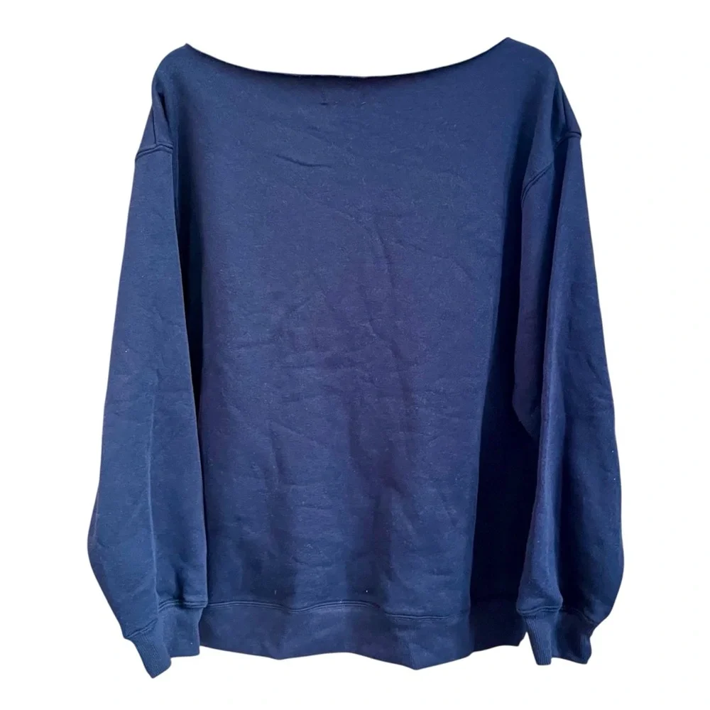 Navy Blue 'New York' Women's Sweater - Picture 4 of 10